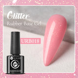 UR SUGAR 7ml Glitter Rubber Base Gel