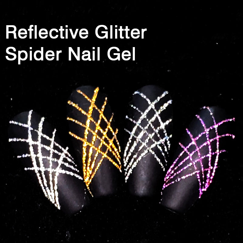 Reflective Spider Nail Gel